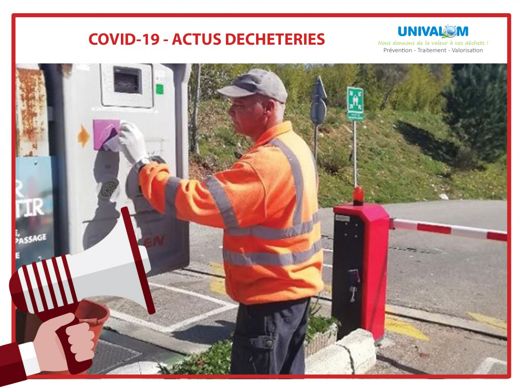 ACTUS DECHETERIES COVID 19 UNIVALOM