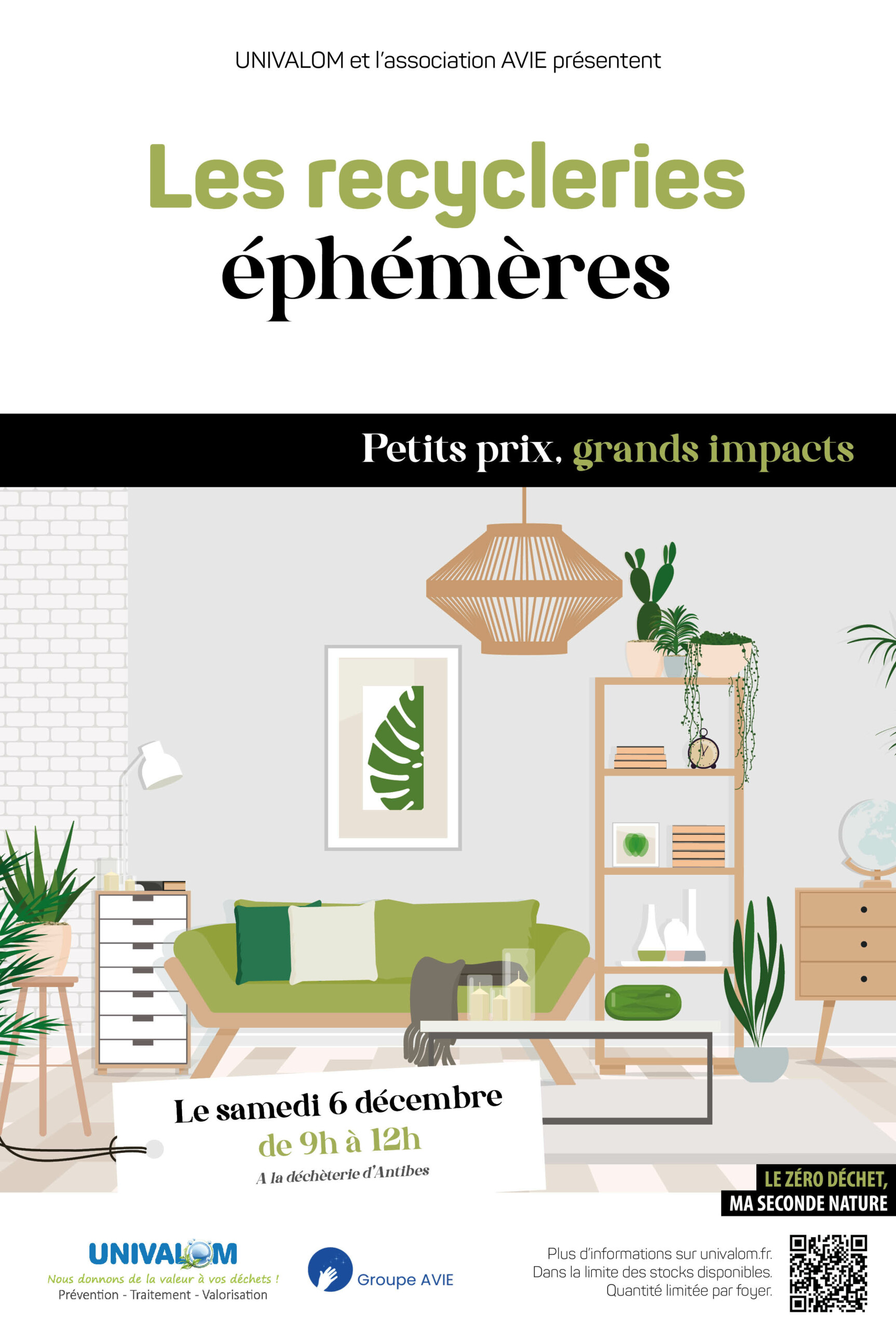 AFFICHE Recycleries éphémères Dec