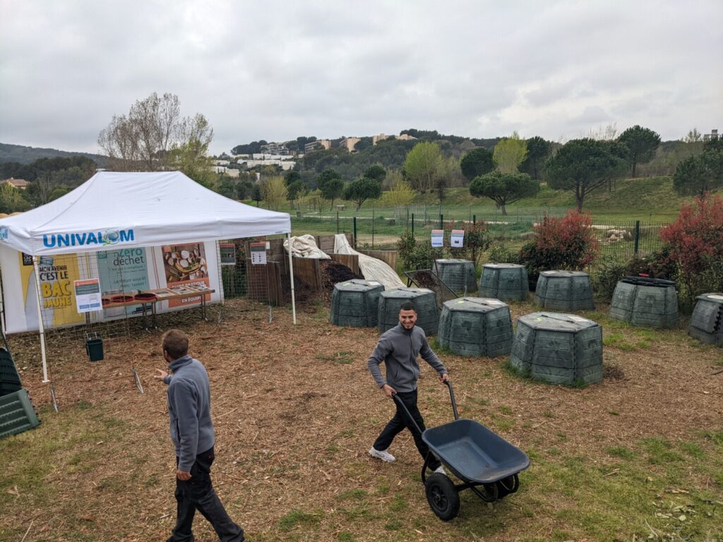 Plateforme participative et pédagogique de compostage des Semboules